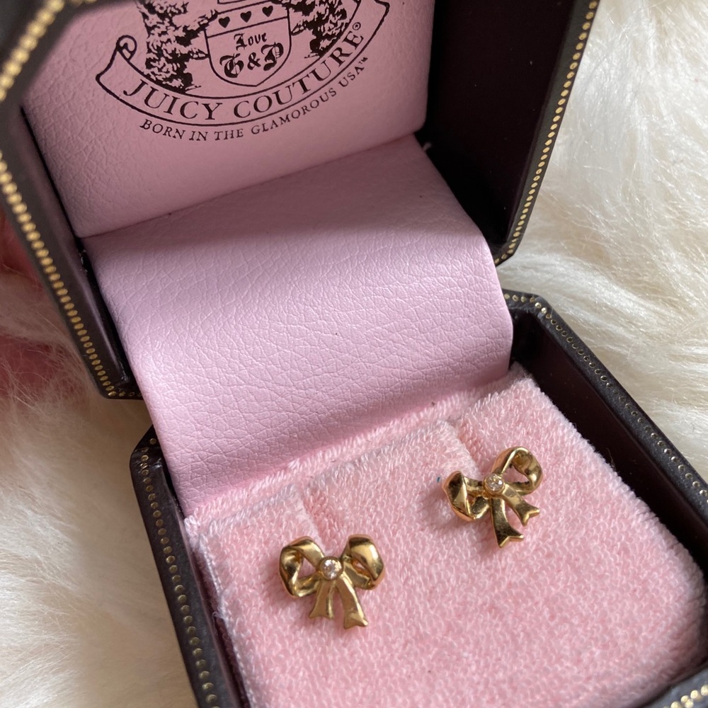 Juicy Couture Bow Stud Earrings
